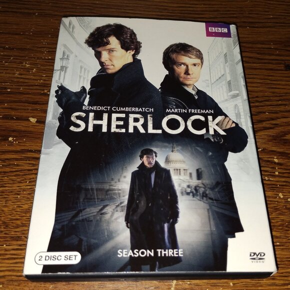 Sherlock The Complete Season Three (2-Disc DVD Box Set, 2014) w/ slip cover - Picture 1 of 6